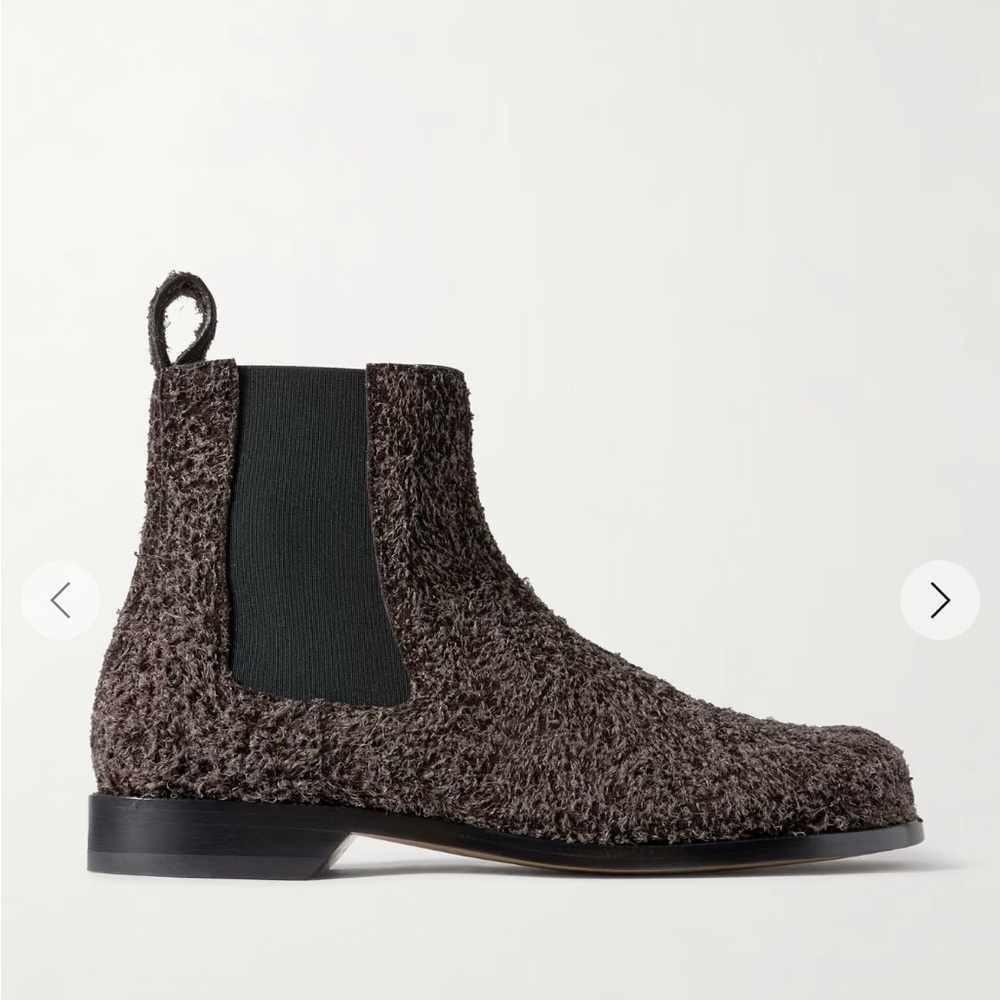 LOEWE
Campo brushed-suede Chelsea boots